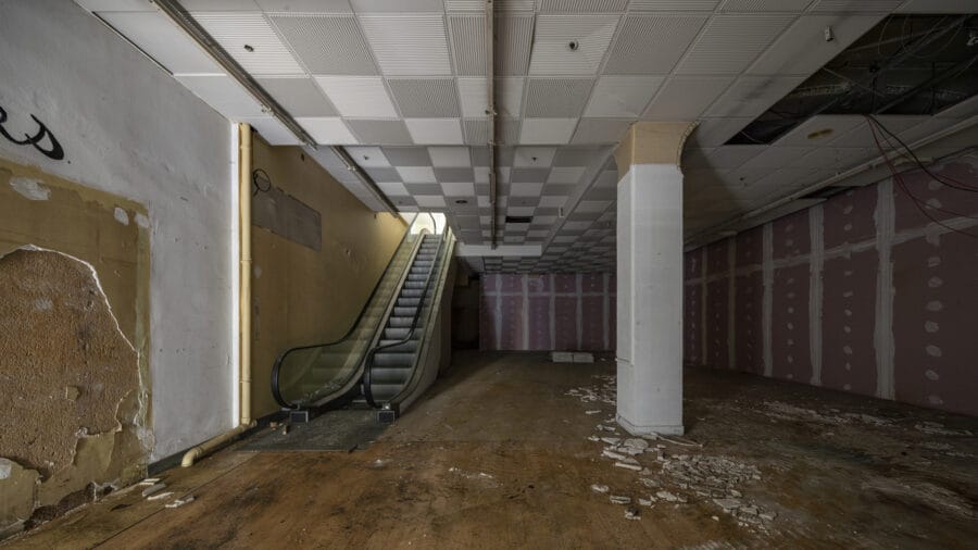 état existant du bâtiment aux Fabriques Réunies à Verdun - crédit Salem Mostefoui, escalator