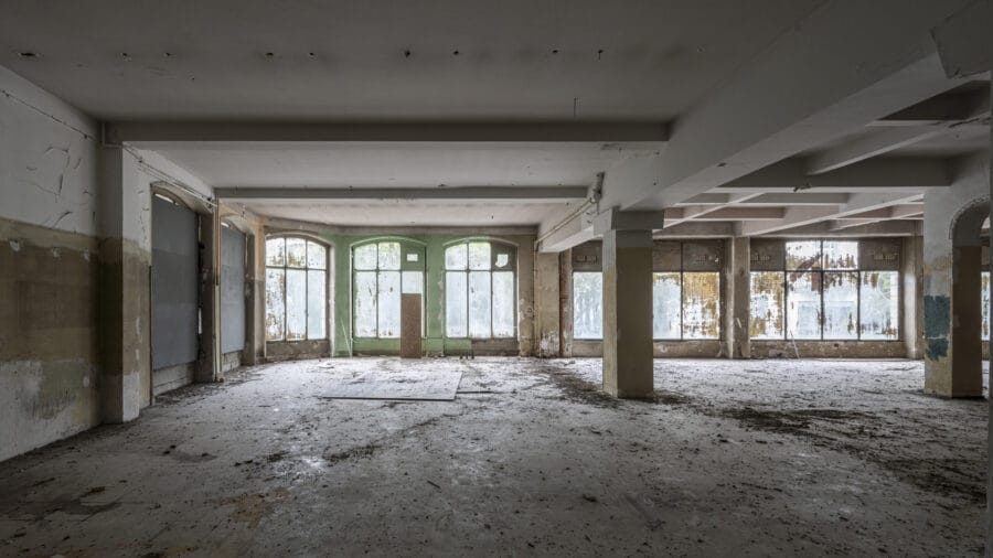 état existant du bâtiment aux Fabriques Réunies à Verdun - crédit Salem Mostefaoui