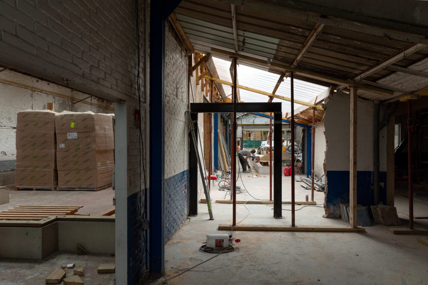 chantier de la Balise sur l'Ile-Saint-Denis - crédit Victoria Tanto - détail démolition