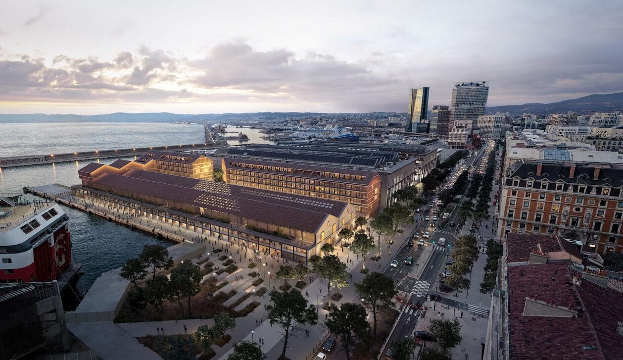 Hub-engagement Perspective du hangar J0 qui accueillera le hub de l'engagement à Marseille