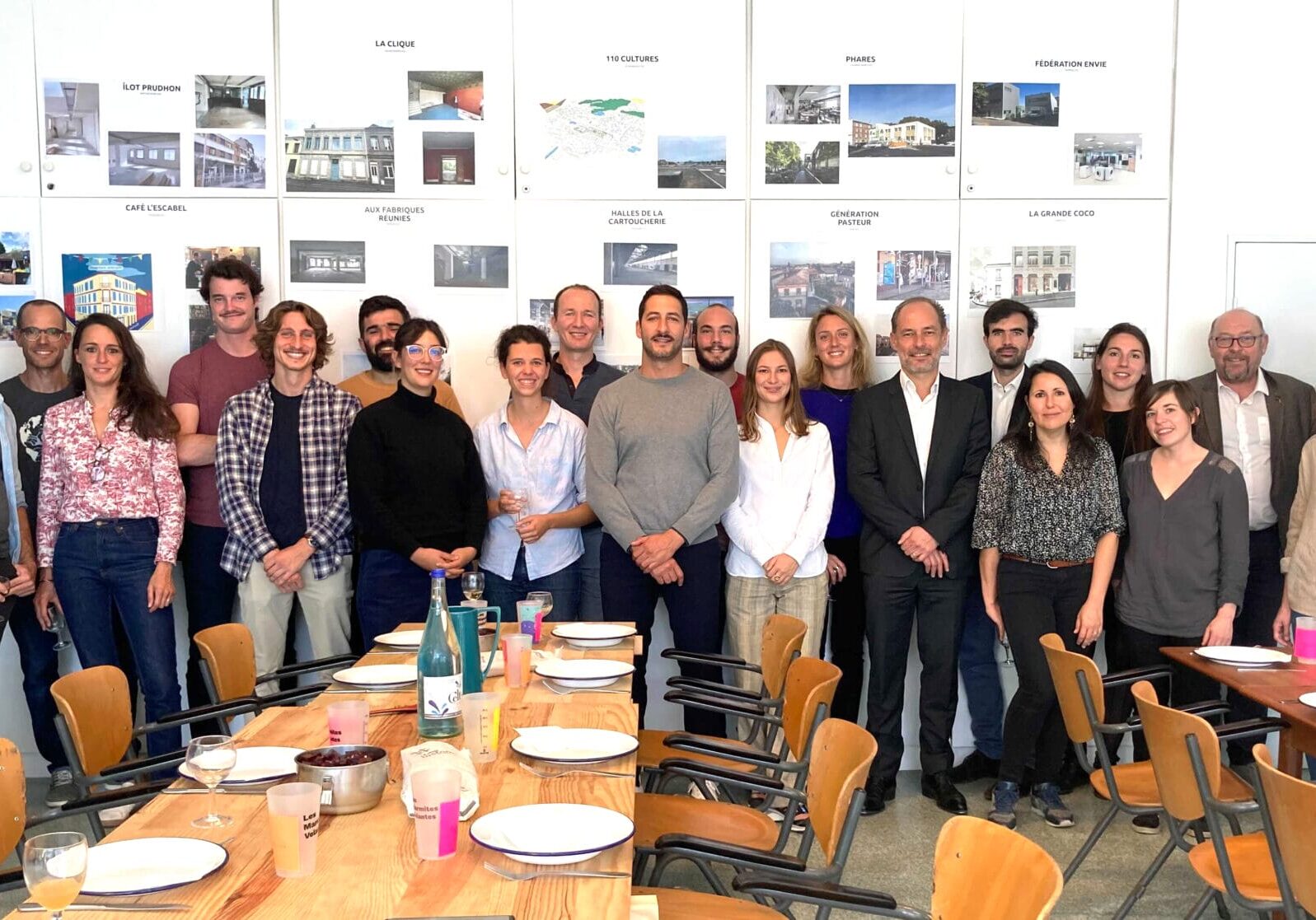 Bellevilles TEAM_dejeuner avec les investisseurs de la levee de fonds_bureaux Censier_oct 2022 Déjeuner avec les investisseurs de Bellevilles